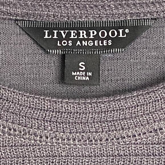 Liverpool Los Angeles Men's Small Crew Neck Long Sleeve T-Shirt Grey NEW - Picture 9 of 12